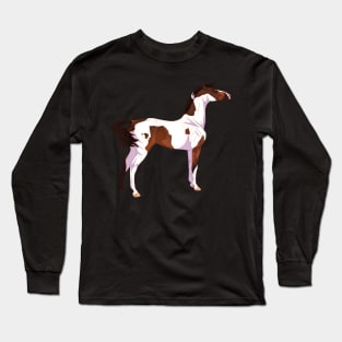 Tobiano Paint Horse Long Sleeve T-Shirt